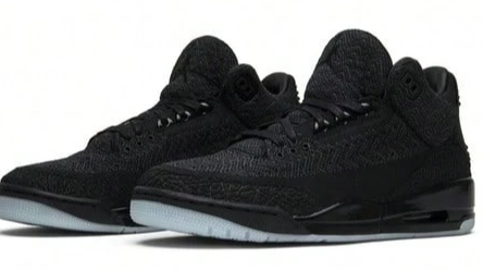 Nike Air Jordan 3 Retro Flyknit Black AJ3 AQ1005-001 Men's Shoes